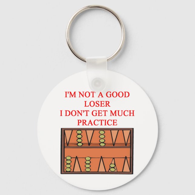 BACKGAMMON KEY RING (Front)