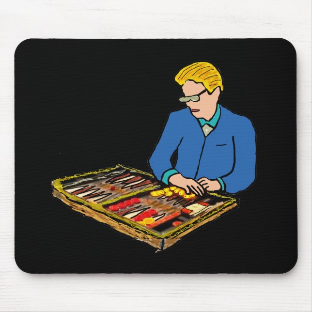 Backgammon Mouse Pad (Front)