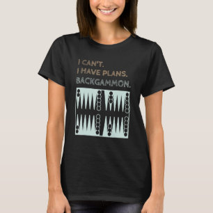 Backgammon Plans   Player 1 T-Shirt