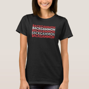 Backgammon  Player T-Shirt