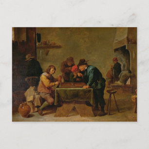 Backgammon Players, c.1640-45 Postcard