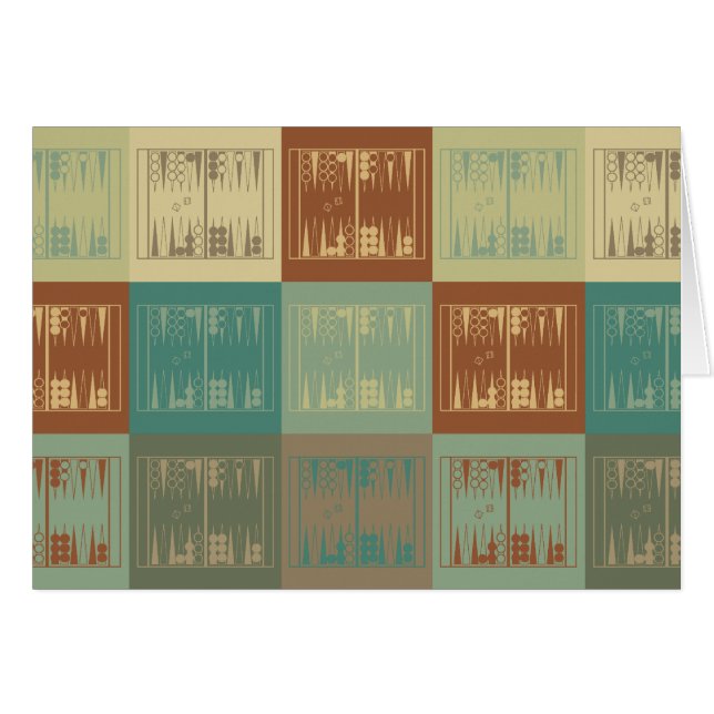 Backgammon Pop Art (Front Horizontal)