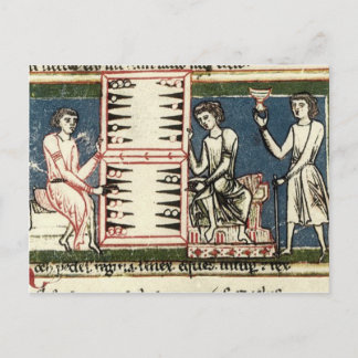 Backgammon Postcard
