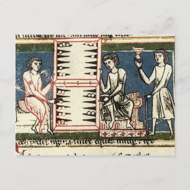 Backgammon Postcard (Front)