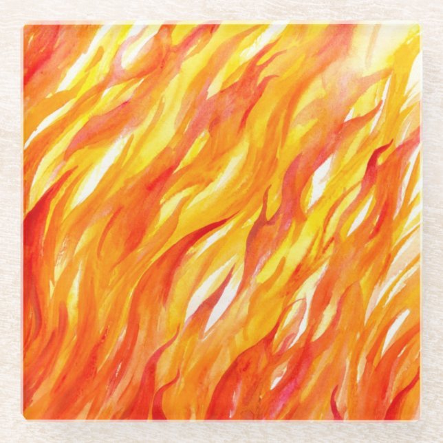 Background 3 glass coaster (Front)