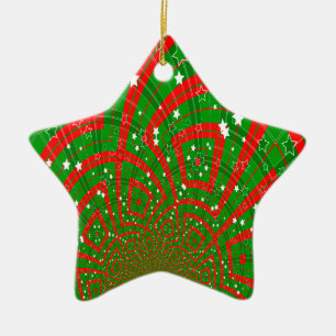 background abstract christmas pattern ceramic tree decoration