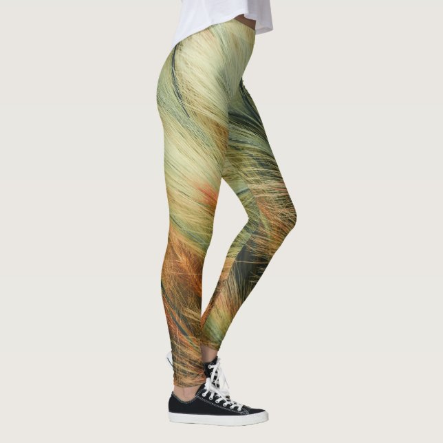 Background Abstract Leggings (Right)