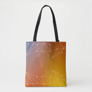 Background abstract line tote bag