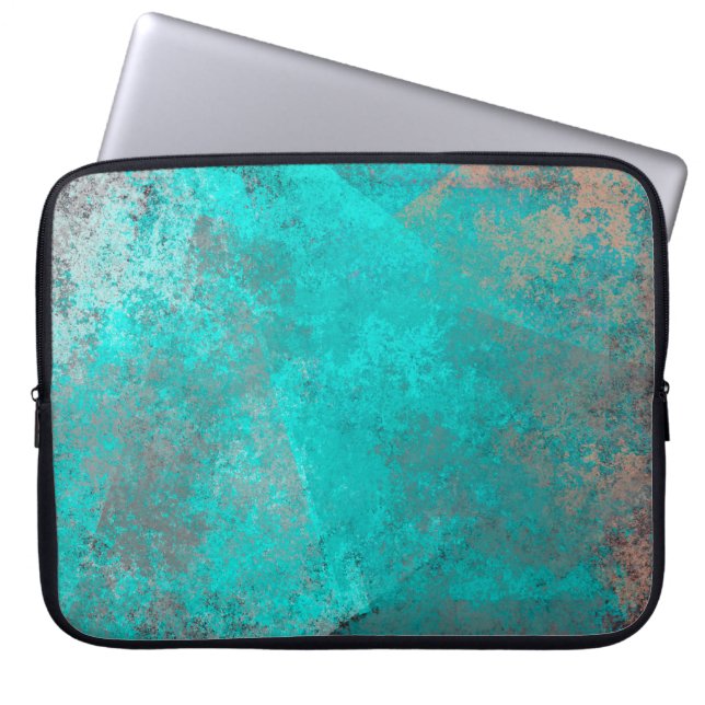 Background abstract wall colourful laptop sleeve (Front)