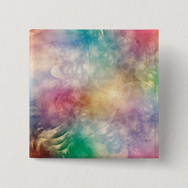Background Antique Apophysis Fractals I 15 Cm Square Badge (Front)