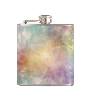 Background Antique Apophysis Fractals I Hip Flask