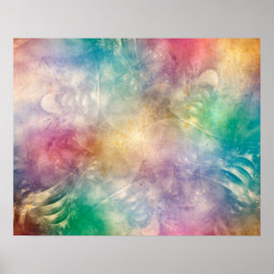 Background Antique Apophysis Fractals I Poster