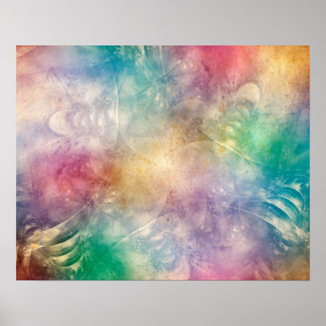 Background Antique Apophysis Fractals I Poster (Front)