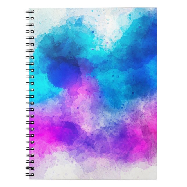 Background art abstract watercolor notebook (Front)
