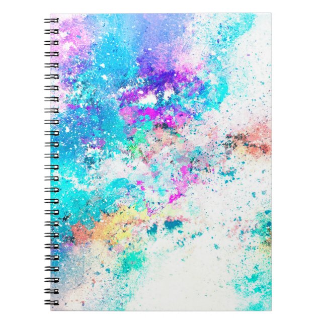 Background art abstract watercolor notebook (Front)