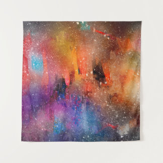 Background art abstract watercolor tapestry