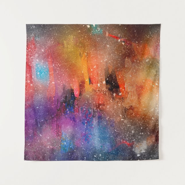 Background art abstract watercolor tapestry (Front)