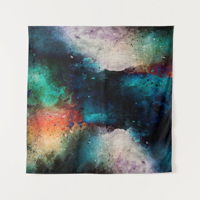 Background art abstract watercolor tapestry (Front)