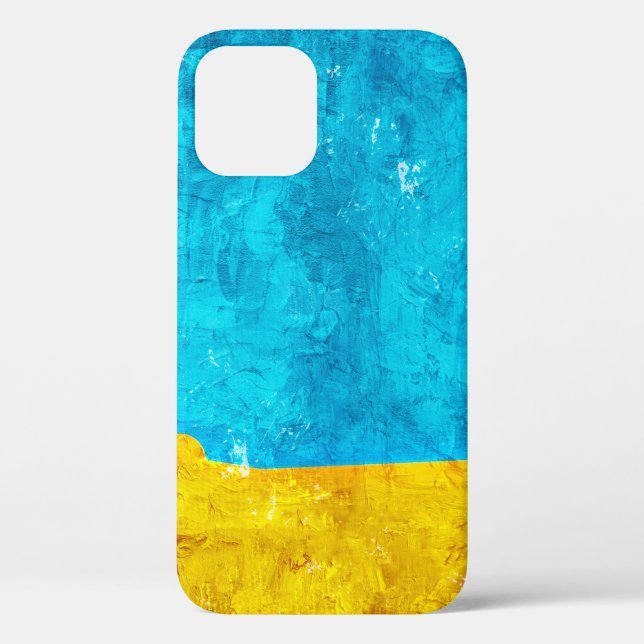 Background blue yellow art Case-Mate iPhone case (Back)