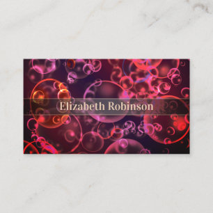 Background bokeh business card