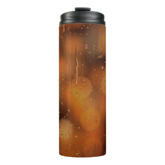 Background bokeh rain light blur thermal tumbler