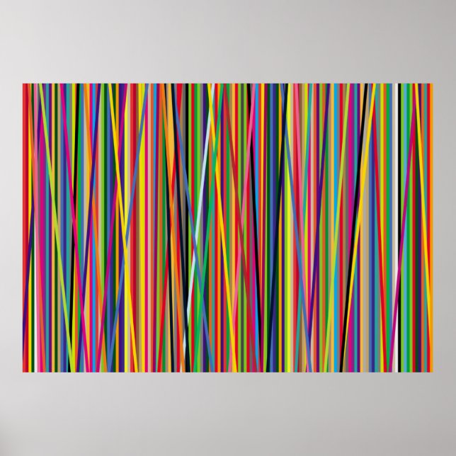 background bright and colorful made of stripescol poster (Front)