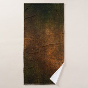 Background brown grunge vintage bath towel