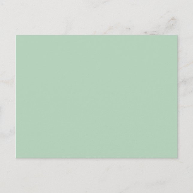 Background Colour - Celadon Postcard (Front)