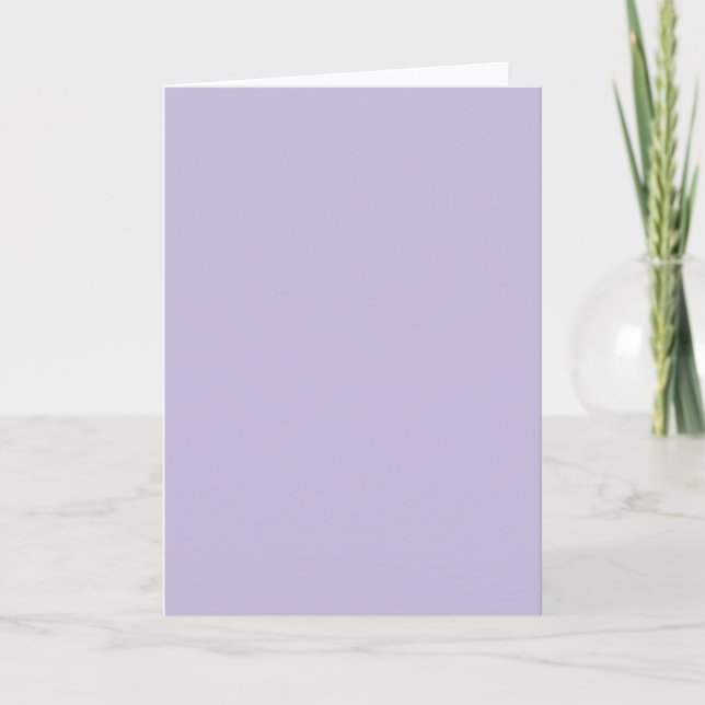Background Colour - Lilac Card (Front)