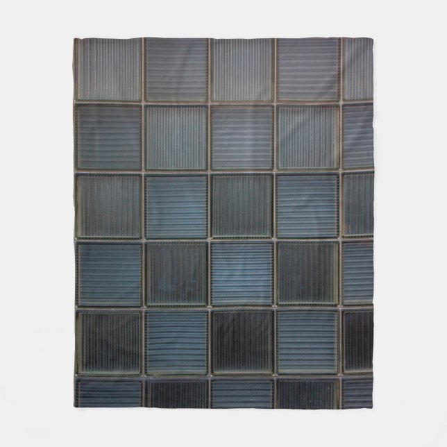 Background glass tiles square fleece blanket (Front)