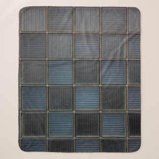Background glass tiles square sherpa blanket