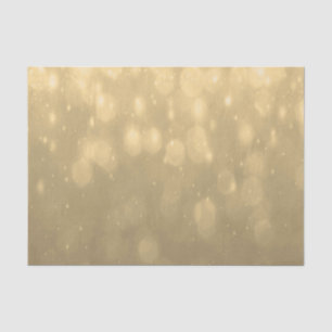 Background - Gold Bokeh Glitter Lights Tissue Paper