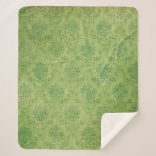 Background green template texture sherpa blanket