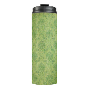 Background green template texture thermal tumbler