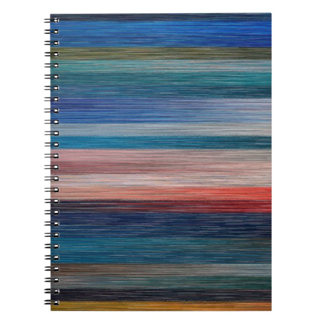 Background horizontal lines notebook (Front)