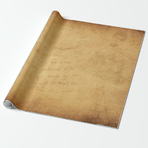 Background image flower writing wrapping paper