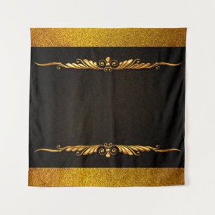 Background image gold frame floral tapestry