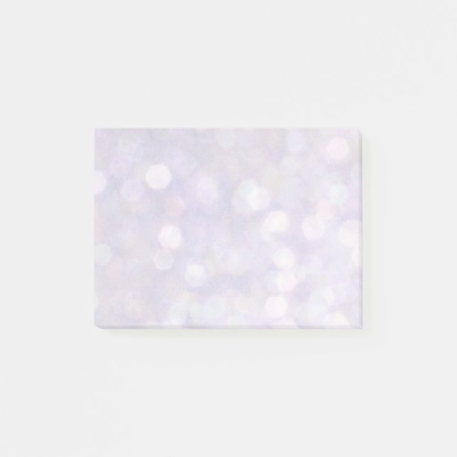 Background - Lavender Bokeh Lights Post-it Notes (Front)