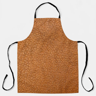 Background leather brown close up apron