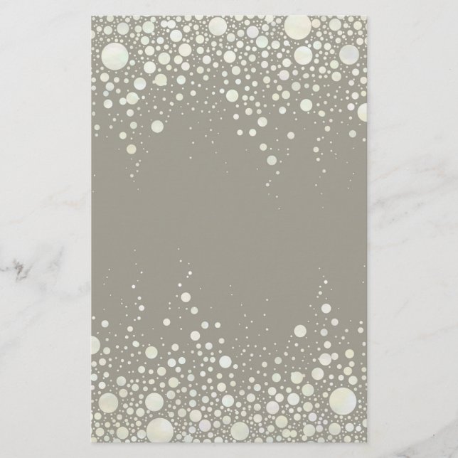 Background - Modern Art Stars Stationery (Front)