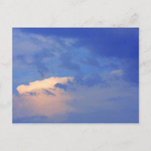 Background of blue sky. postcard