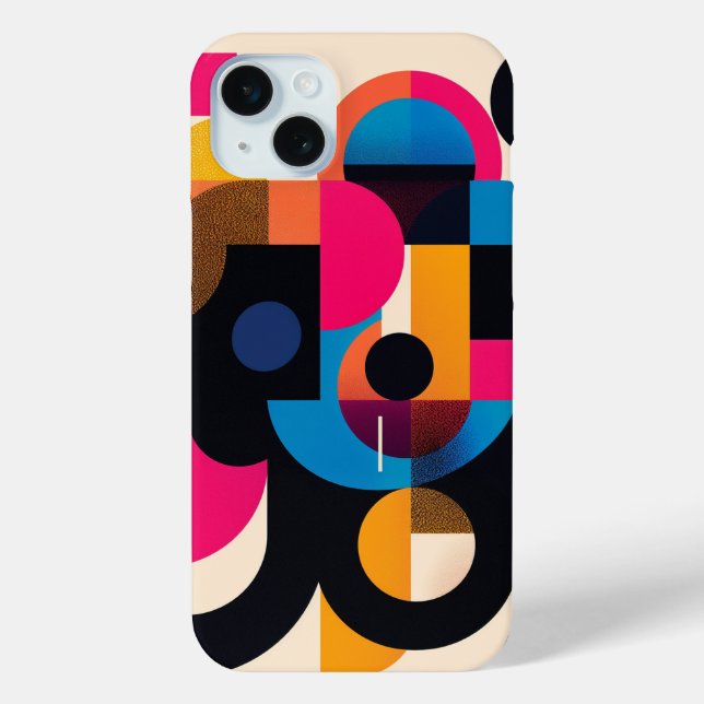Background of colourful letterforms Case-Mate iPhone case (Back)