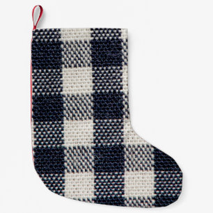 Background of flannel fabric texture. small christmas stocking