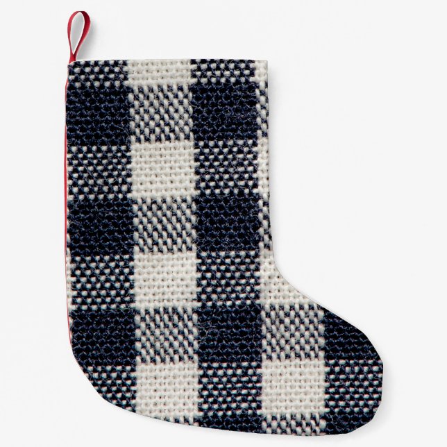 Background of flannel fabric texture. small christmas stocking (Front)