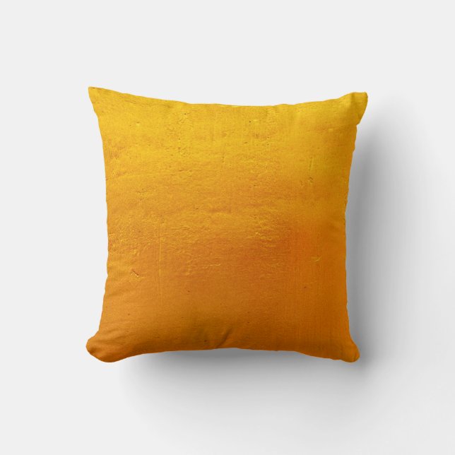 Background of gold wallpaper texture graphic desig cushion (Front)