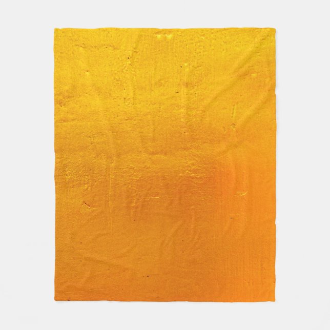Background of gold wallpaper texture graphic desig fleece blanket (Front)