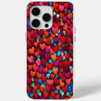 Background of red hearts romance video new quality