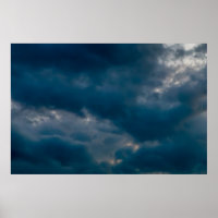 Background of sky with thunderclouds