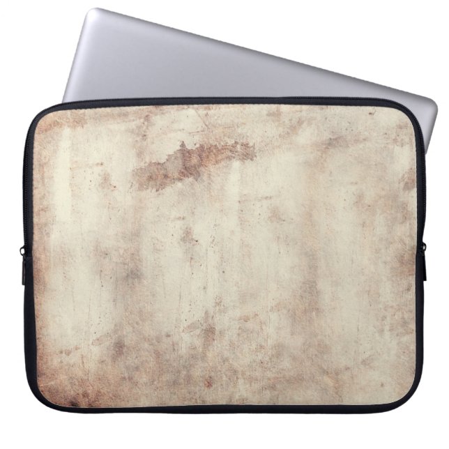 Background old dirty wood texture laptop sleeve (Front)