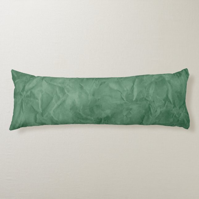 Background PAPER TEXTURE - dirty green Body Cushion (Front)